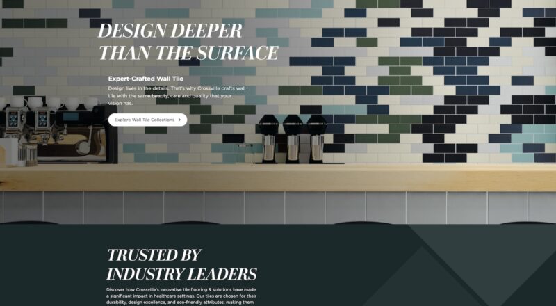 New Crossville.com homepage