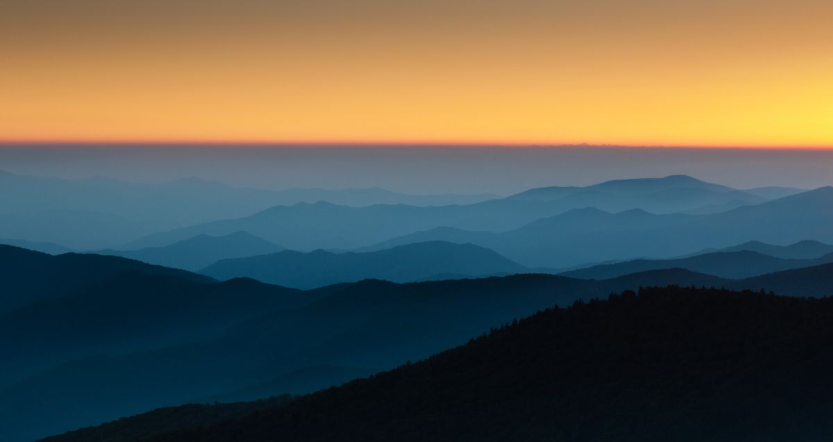 Sunset at Clingman's Dome Great Smokey Mountains National Park