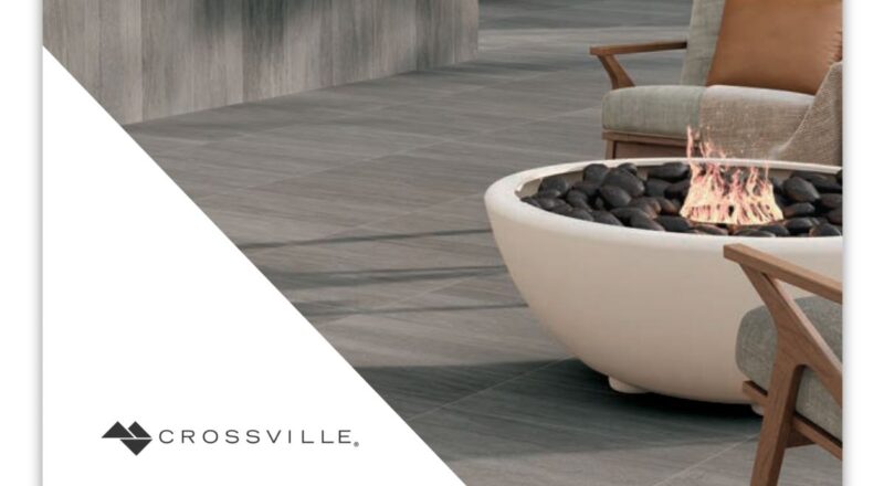 crossville tile catalog cover featuring Portland Cliff
